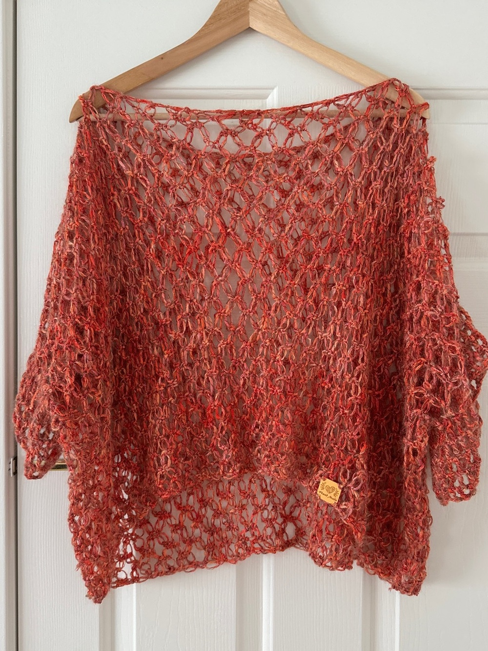 Open-Knit Lightweight Women’s Sweater - Rustic Redesigned one size